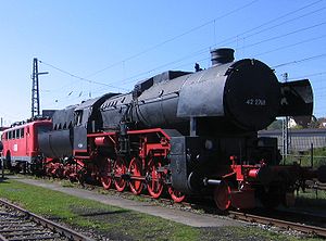 42 2768 im Bayerischen Eisenbahnmuseum Nördlingen