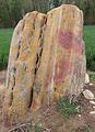 Menhir dit la Pierre Plantée.