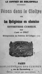 Abb� du Prat, V�nus dans le clo�tre ou la Religieuse en chemise, 1920 ���