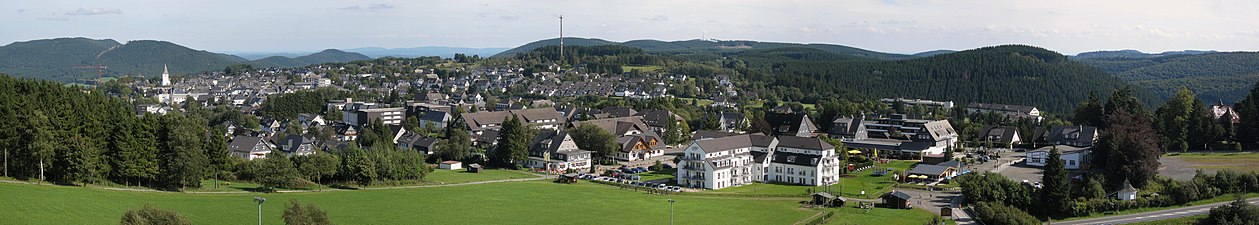 Gezicht op Winterberg