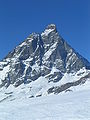 Südseite vom Skigebiet Breuil-Cervinia aus gesehen.