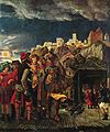 Albrecht Altdorfer, L'arresto di san Floriano, Norimberga, Germanisches Nationalmuseum