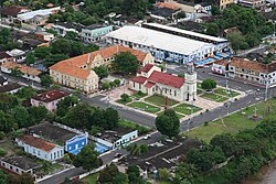 The Square o Sagrado Caracao o Jesue (Praca Sagrado Caracao do Jesus) in Centro aurie