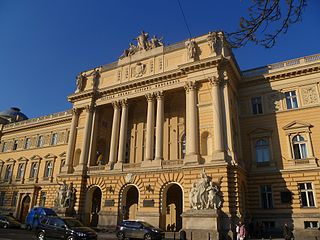 Lvovská univerzita dříve budova haličského zemského sněmu