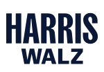 Logo de la campagne Harris Walz.