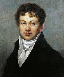 Retrato a óleo de André-Marie Ampère no Museu Ampère