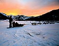 Tramonto a Olympic Valley