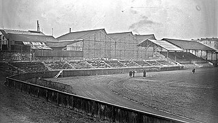 Vue g�n�rale du stade Bauer � Saint-Ouen le 16 novembre 1927.