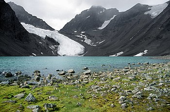 Glacièr de Tarfala, Suècia.