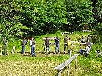 Tiro de campo n�rdico em Arendal, Noruega em 2007.