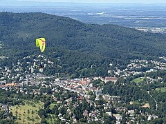 Gleitschirm über Baden-Baden