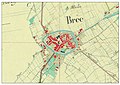 Bree en zijn stadsgracht omstreeks 1850