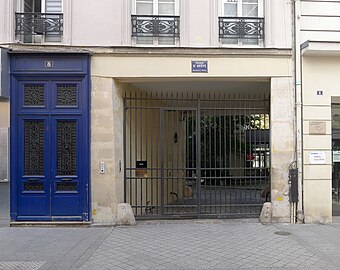 Entrée du passage.