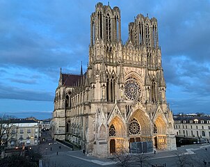 La cathédrale Notre-Dame de Reims.