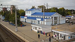 Het stationsgebouw