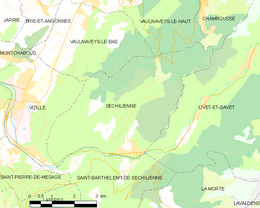 Séchilienne - Localizazion
