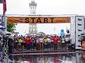 Start im Regen: 3-L�nder-Marathon (2003)