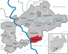 Lage der Stadt Bad Honnef im Rhein-Sieg-Kreis