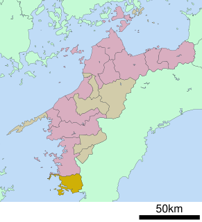 愛南町位置図