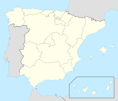 Segunda División de España 1989-90 está ubicado en España