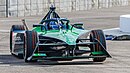 Paul Aron im Jaguar I-Type 6 von Envision Racing beim Berlin E-Prix