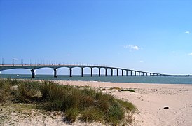 Île de Ré, Brücke zwischen La Pallice und Rivedoux-Plage