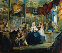 La tienda de Geniani (1772) Museo L�zaro Galdiano.