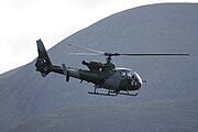 Aérospatiale Gazelle de la patrouille acrobatique Blue Eagles.