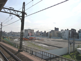 El terreno antes de iniciarse la construcci�n, 12 de abril de 2008