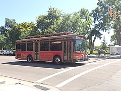 Moderner Trolley (601) in Ogden, 2019