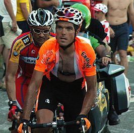 Verdugo op de Col de la Colombi�re in de 7e etappe van de Ronde van Frankrijk 2007