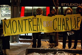 Montréal, par −26 °C, 7 janvier 2015.