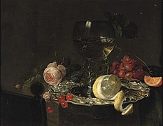 Simon Luttichuys et Cornelis de Heem, Nature morte, XVIIe siècle.