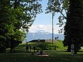 Les pyramides de Vidy, vestiges de l'exposition nationale suisse de 1964.