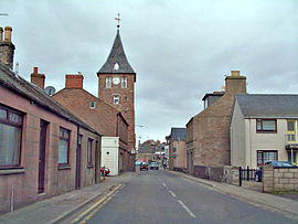 Straßenzug in Coupar Angus