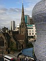 Gereja St. Martin dan pusat perbelanjaan Selfridges di Bull Ring