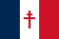 Drapeau de la France libre.