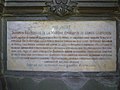 Cathédrale de Saint-Pol-de-Léon: plaque funéraire de La Marche sur son tombeau