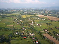 Ptačí pohled na Roztropice