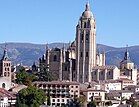 La cath�drale Santa Mar�a, vue depuis l'Alcazar