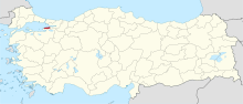 Yalova'nın konumu