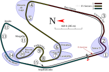 Tracé de la course