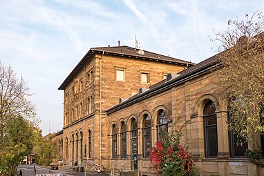 Ansicht vom Bahnhofsvorplatz