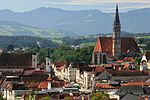 Die Eisenstraße mit dem Erzberg und der Altstadt von Steyr