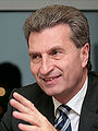 G�nther Oettinger geboren op 15 oktober 1953