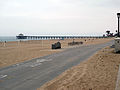 Molo i ścieżka rowerowa w Manhattan Beach