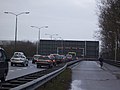 Kruithuisbrug te Delft in geopende toestand (maart 2006).