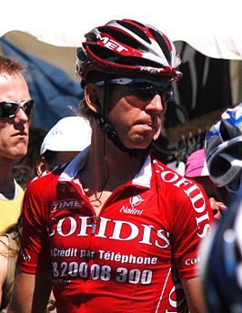 Verbrugghe bij de start van de 8e etappe van de Ronde van Frankrijk 2007