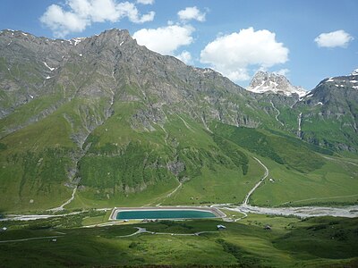 Ausgleichsbecken Wanna im Safiental