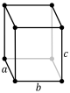 ortorombinen, yksinkertainen